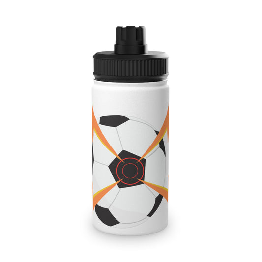 Soccer Theme Stainless Steel Water Bottle - Sports Hydration, Perfect for Athletes