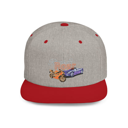 Rush & Rore Vintage Game Snapback Cap — Flat Bill Car Lover Hat