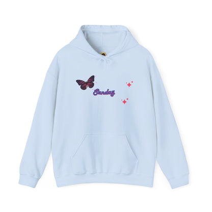 Butterfly Sunday Hoodie Sweatshirt For Women