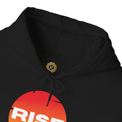 Men's Rise Sunset Hoodie - Comfortable Heavy Blend Sweatshirt