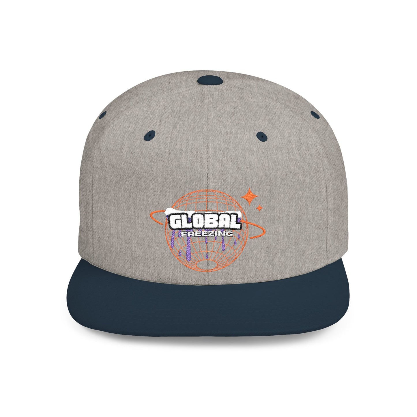 Casquette Snapback Global – casquette élégante à six panneaux ajustable pour hommes et femmes. Respirante, brodée et idéale comme cadeau ou pour un usage quotidien.