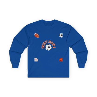 Sport Long Sleeve Tee - Fun Sports Design for Active Lifestyle - RizQ Life 