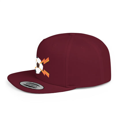 Soccer flat bill snapback hat – adjustable, stylish, and perfect for streetwear, casual outings, festivals, and gifting.