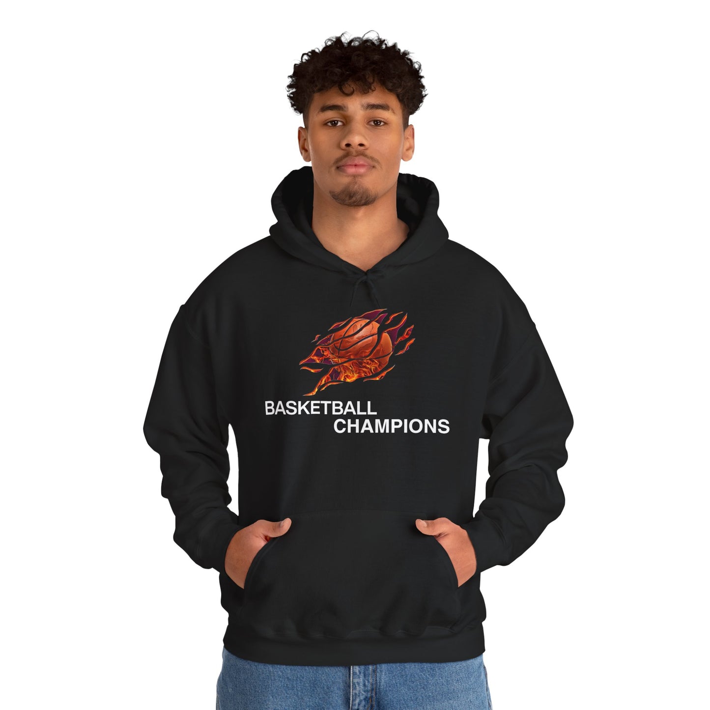 Basketball Champions Hoodie - Men's Heavy Blend Sweatshirt