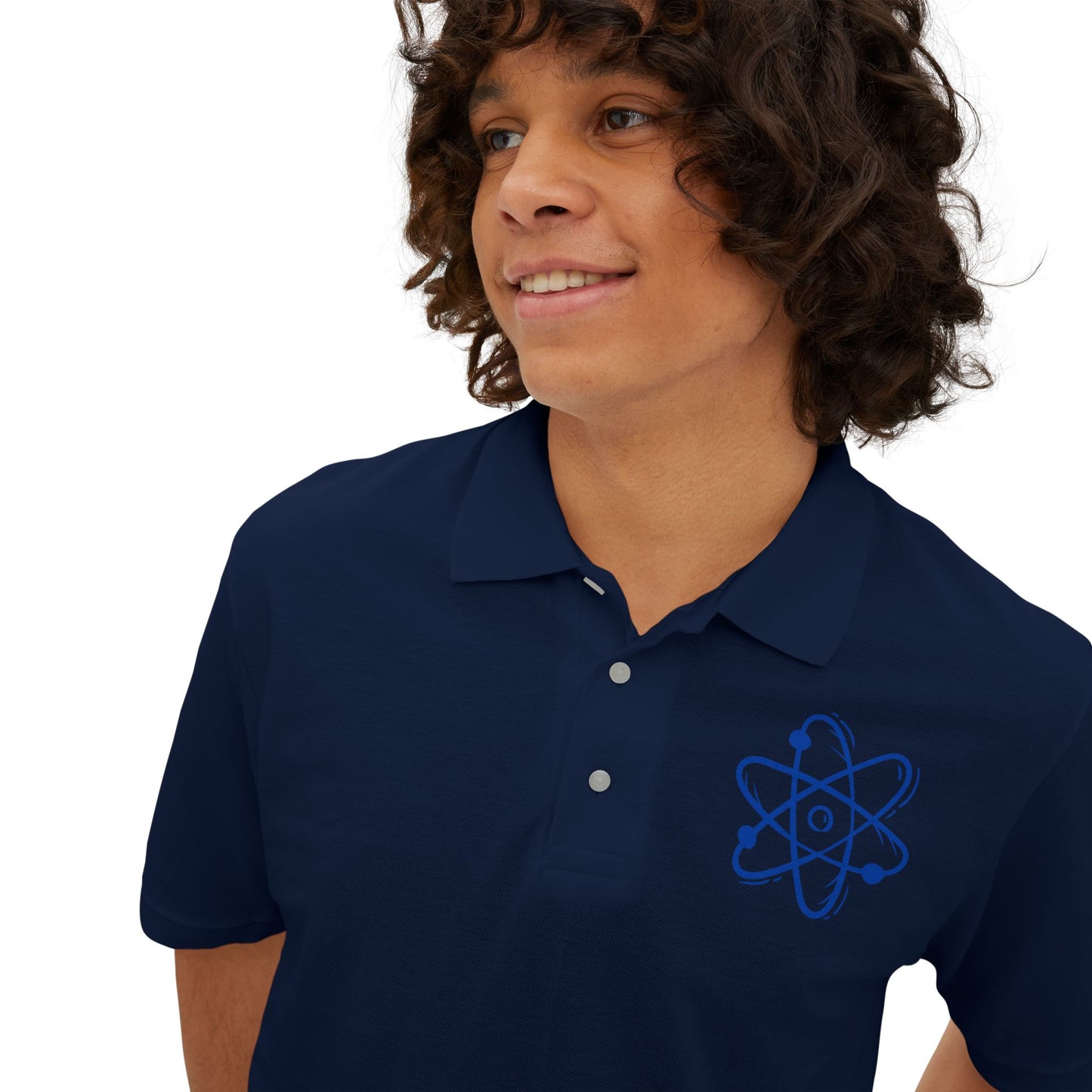 Men's Science-Themed Polo