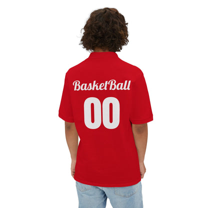 Basketball Pique Polo T- shirt