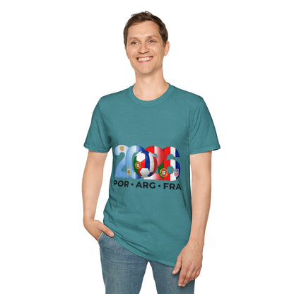2026 Soccer Unisex Shirt | POR ARG FRA USA Football Tee