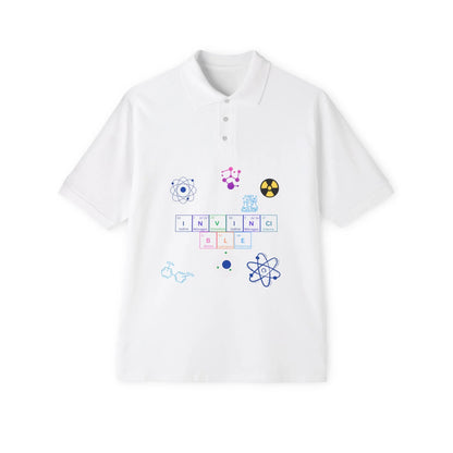 Piqué Polo - Invincible Science Men's Stylish & Comfortable Shirt for STEM Enthusiasts - RizQ Life 
