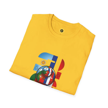 2026 Soccer World Flags T-Shirt | Football Tournament Graphic Tee