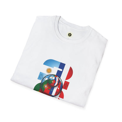 2026 Soccer World Flags T-Shirt | Football Tournament Graphic Tee