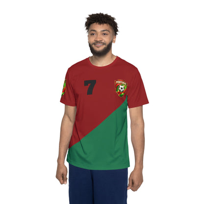 Portugal Soccer Jersey – Men's Custom Number & Name Football Shirt