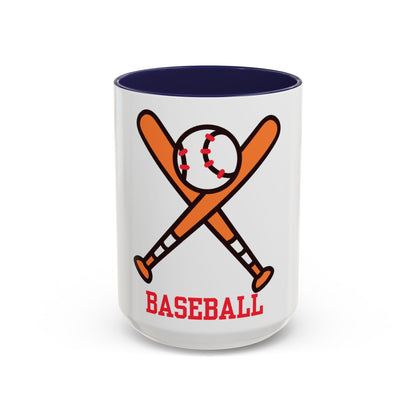 Baseball Accent Coffee Mug - Perfect for Sports Lovers & Gifting
