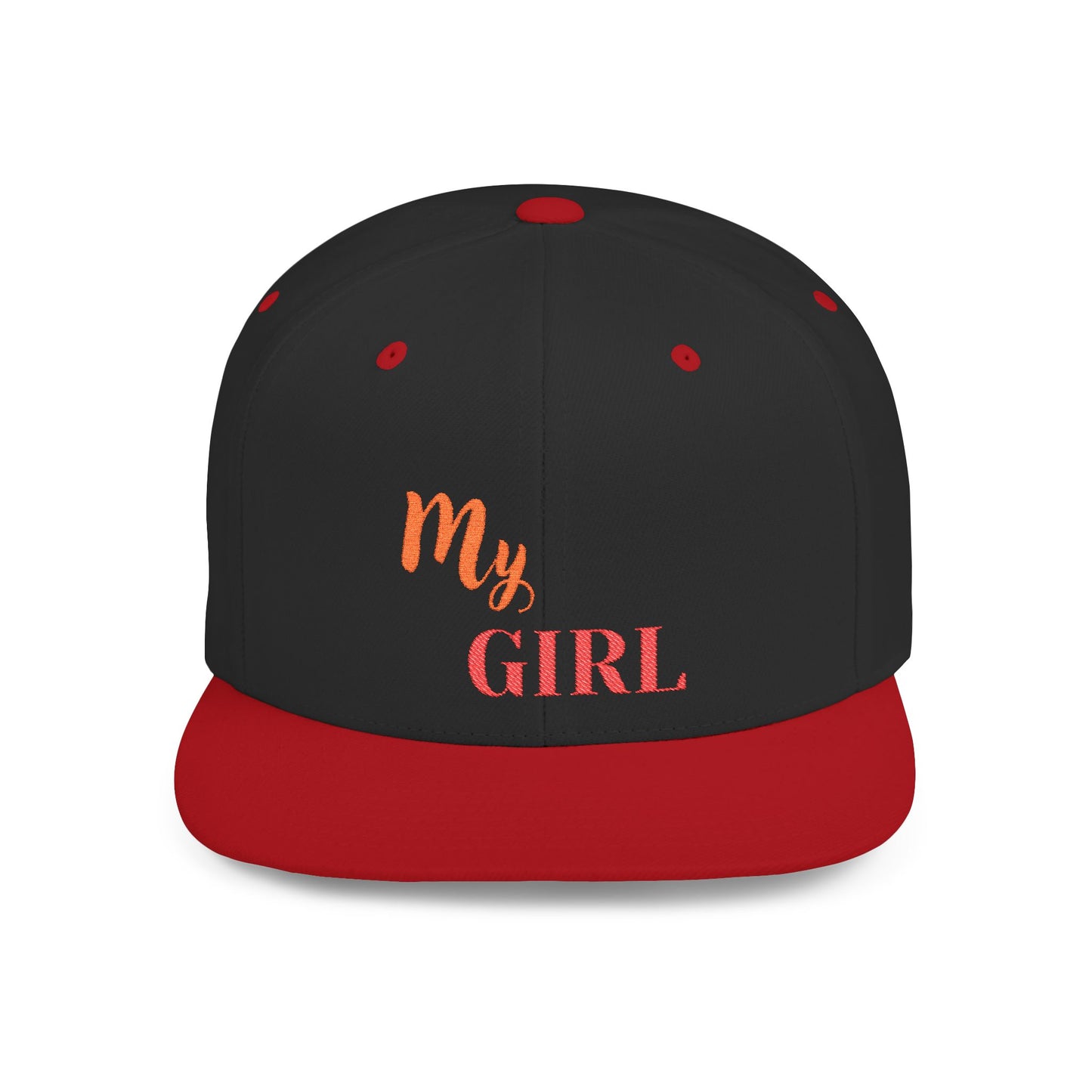 My Girl Snapback Cap – trendy adjustable flat bill hat for women & teens. Perfect for casual wear, festivals, and gifts.