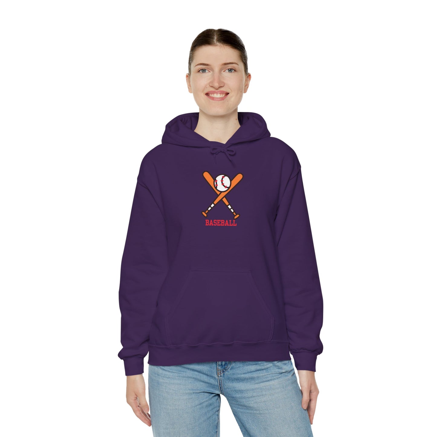 Women's Baseball Hoodie - Cozy Sports Sweatshirt for Baseball Lovers
