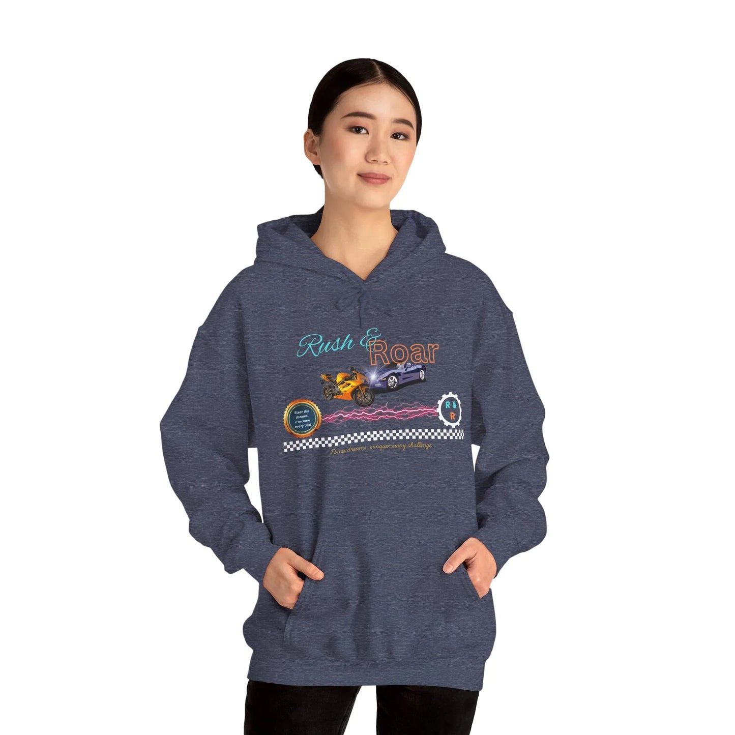Vintage Car Hoodie - Cool and Cozy Unisex Sweatshirt for Road Trips - RizQ Life 