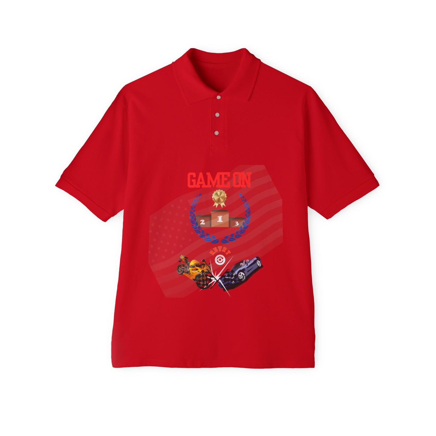 Men's Polo Shirt - Casual Sportswear Tee for Active Lifestyle