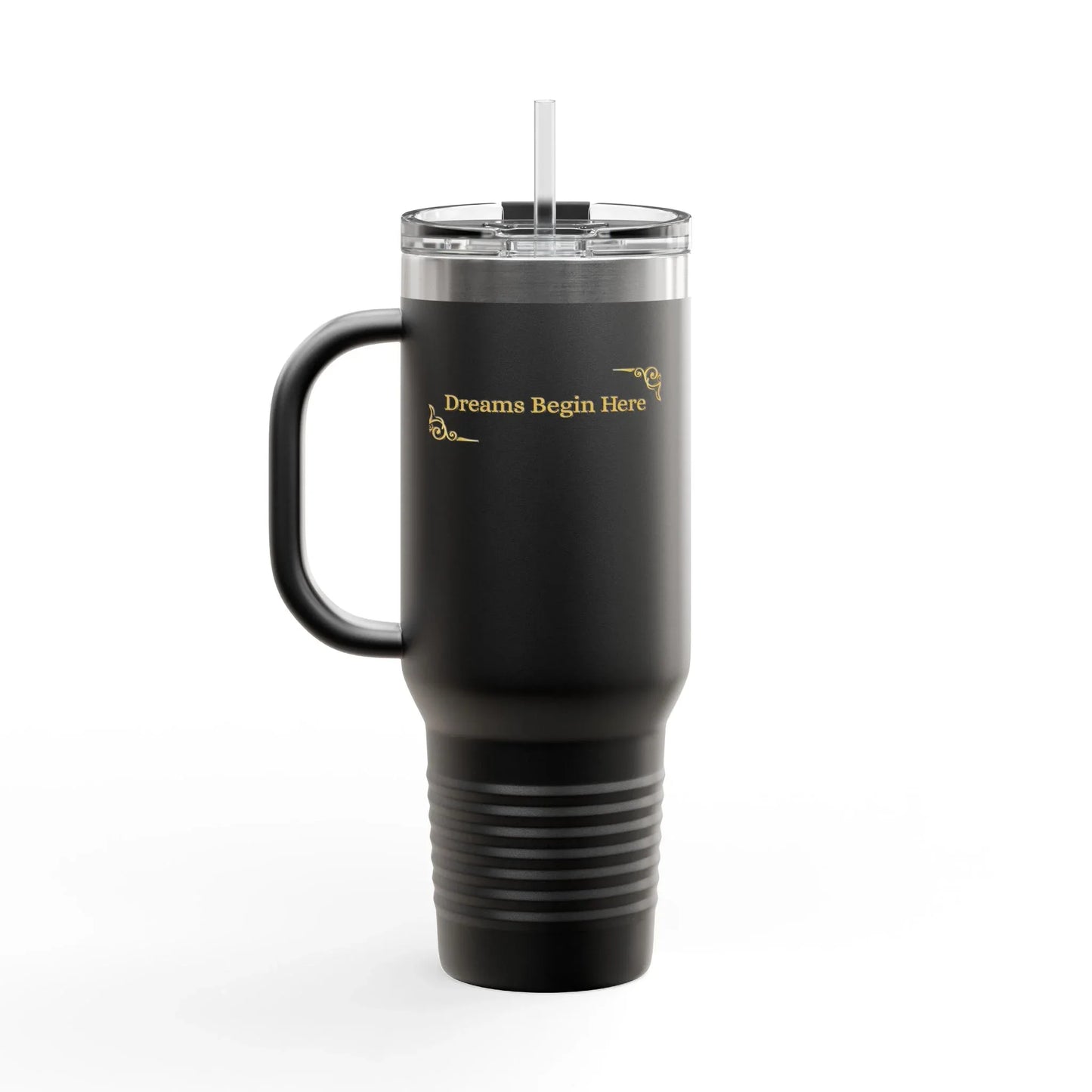 RizQ Life 40oz Insulated Travel Tumbler with Handle