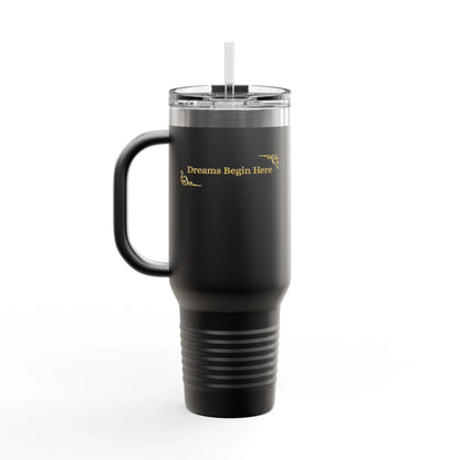 RizQ Life 40oz Insulated Travel Tumbler with Handle