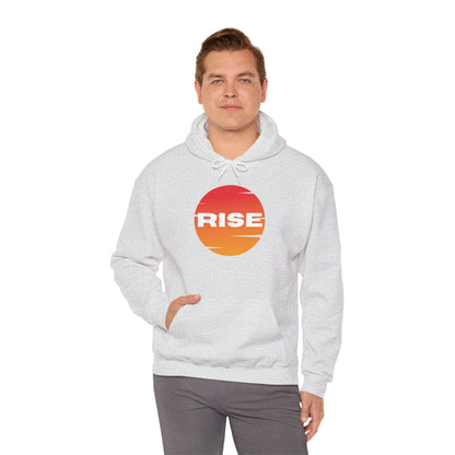 Men's Rise Sunset Hoodie - Comfortable Heavy Blend Sweatshirt