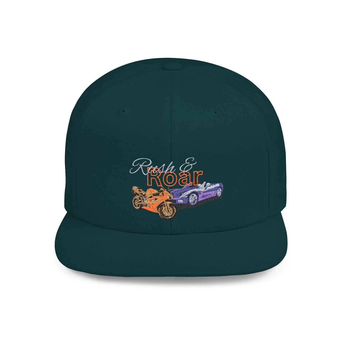 Rush & Rore Vintage Game Snapback Cap — Flat Bill Car Lover Hat