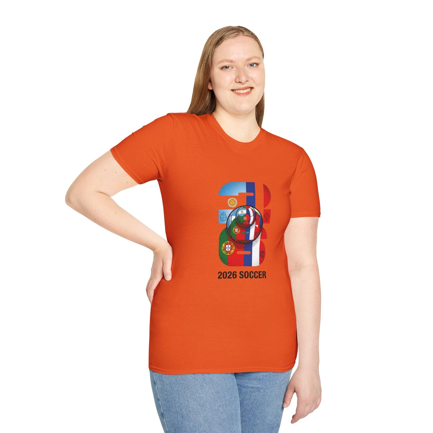 2026 Soccer World Flags T-Shirt | Football Tournament Graphic Tee