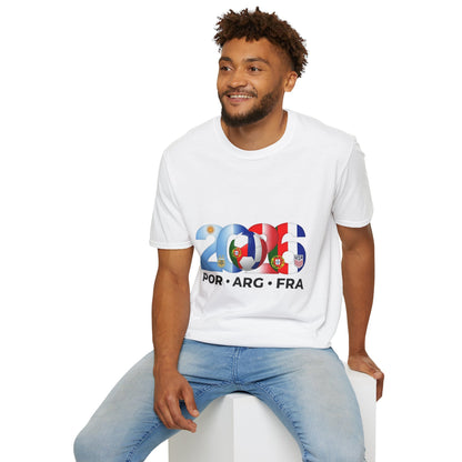2026 Soccer Unisex Shirt | POR ARG FRA USA Football Tee