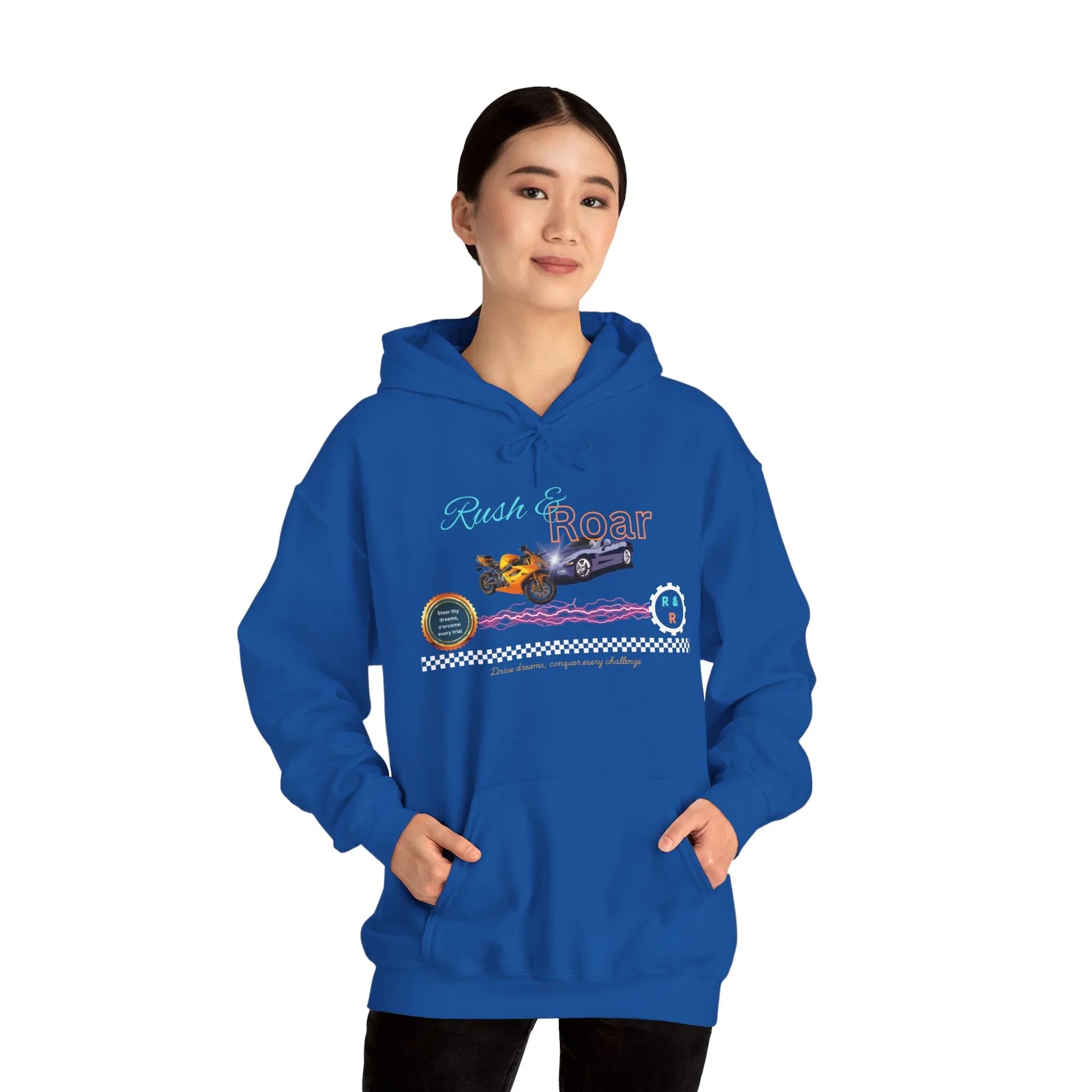 Vintage Car Hoodie - Cool and Cozy Unisex Sweatshirt for Road Trips - RizQ Life 