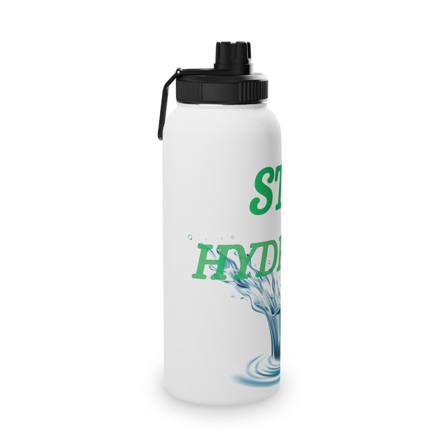 Stay Hydrated Steel Water Bottle