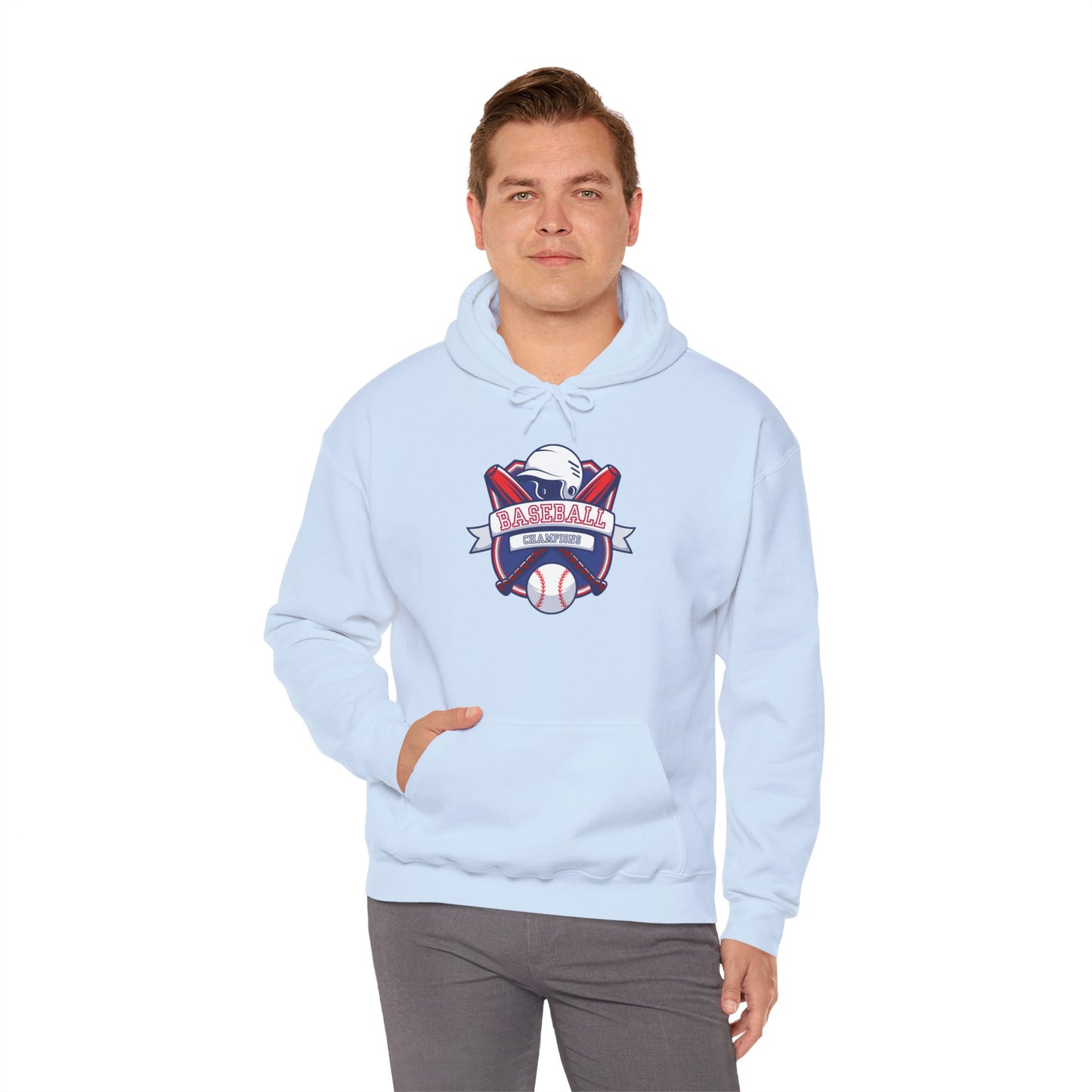 Sweat à capuche Champion de baseball - Mélange épais pour plus de confort et de style