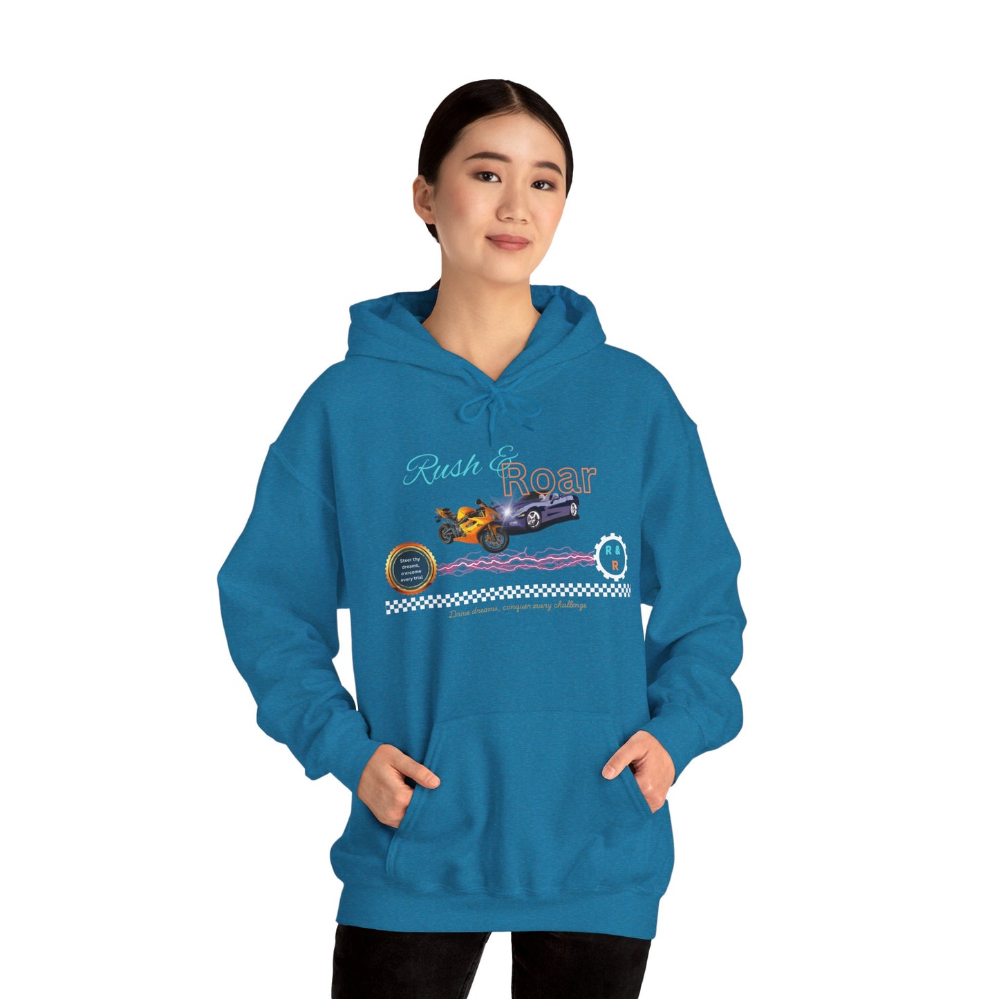 Vintage Car Hoodie - Cool and Cozy Unisex Sweatshirt for Road Trips