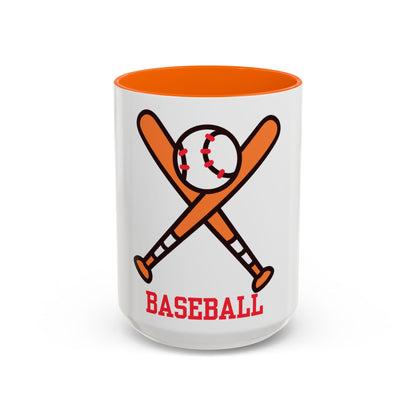 Baseball Accent Coffee Mug - Perfect for Sports Lovers & Gifting