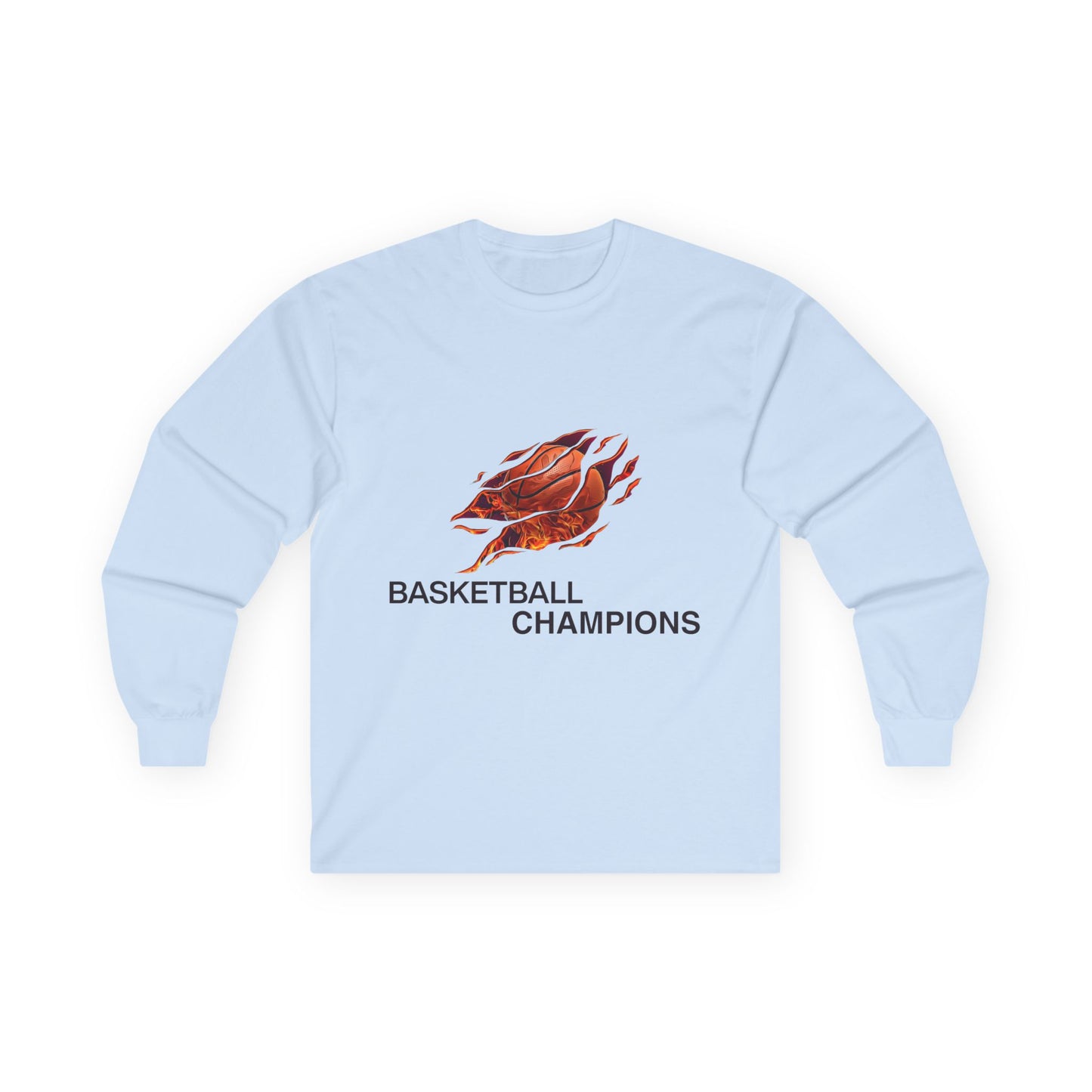 Basketball Champions Long Sleeve Tee - Unisex Cotton Shirt
