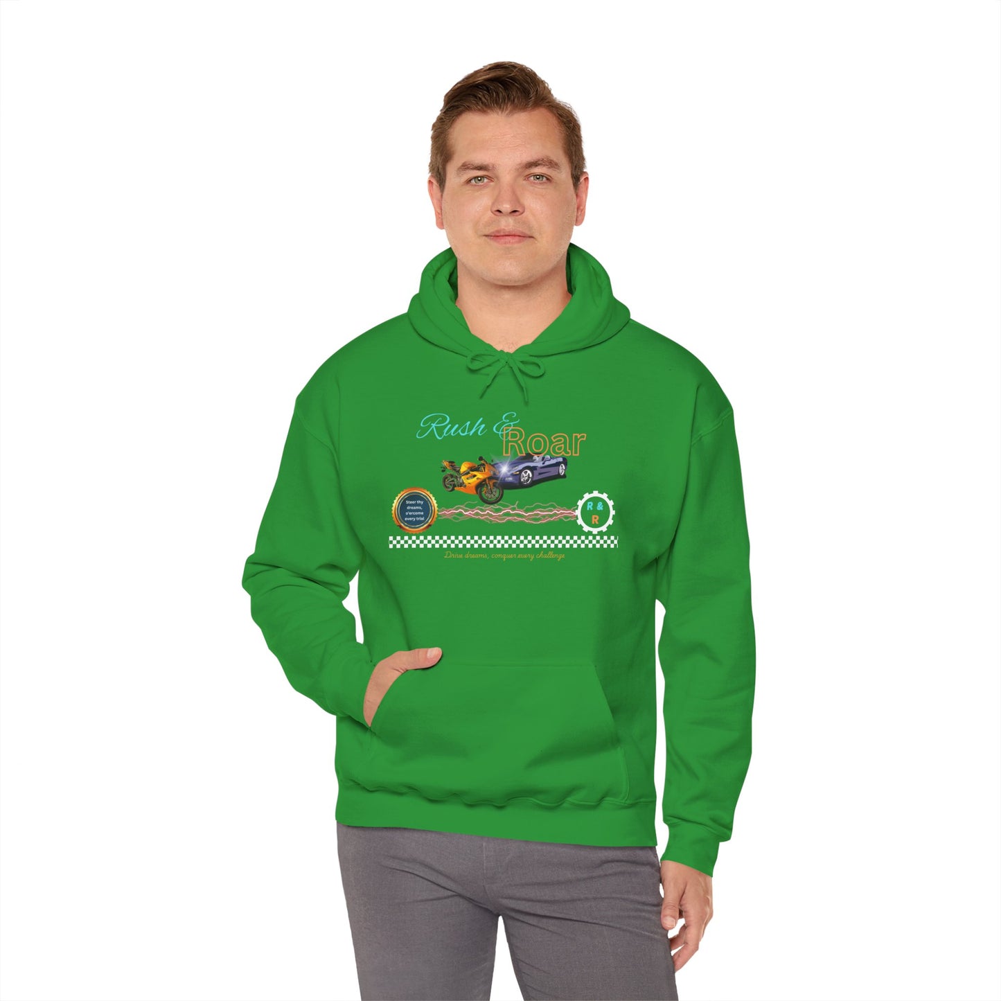 Vintage Car Hoodie - Cool and Cozy Unisex Sweatshirt for Road Trips
