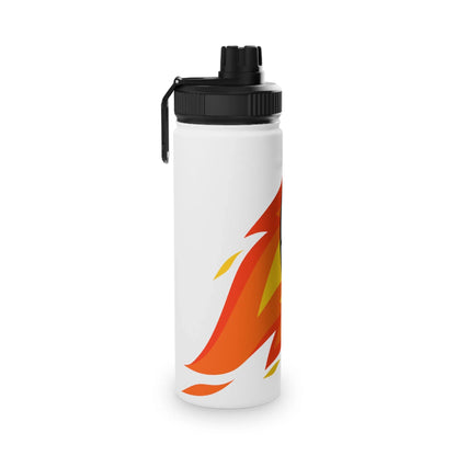 Soccer Fire Ball Stainless Steel Water Bottle – Insulated Sports Bottle - RizQ Life 