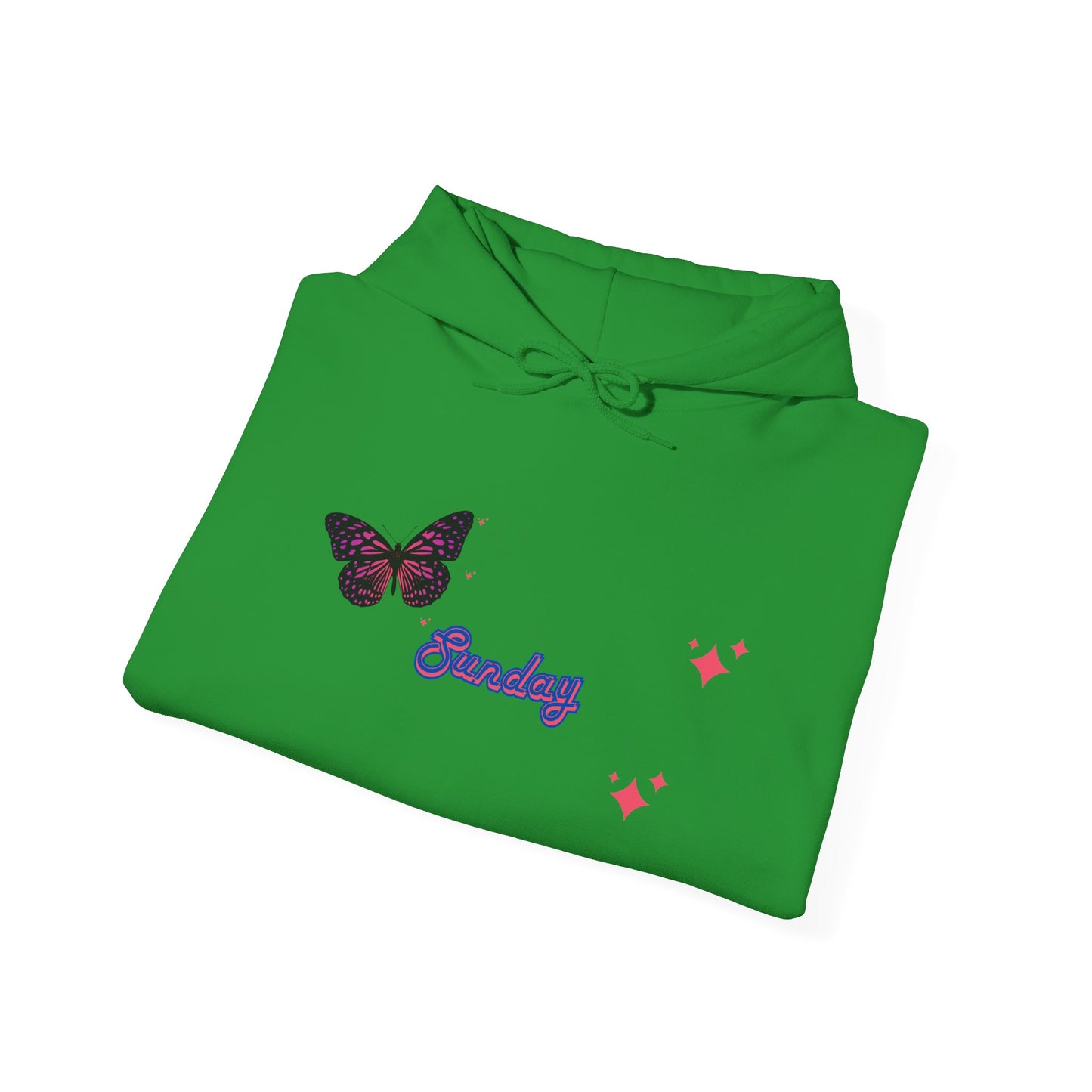 Butterfly Sunday Hoodie Sweatshirt For Women