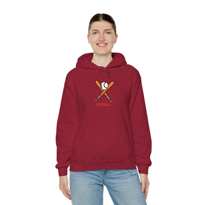 Women's Baseball Hoodie - Cozy Sports Sweatshirt for Baseball Lovers