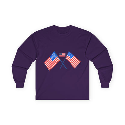 Women's Patriotic Long Sleeve Tee