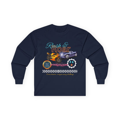 Drive & Roar Long Sleeve Tee - Car Enthusiast Gift
