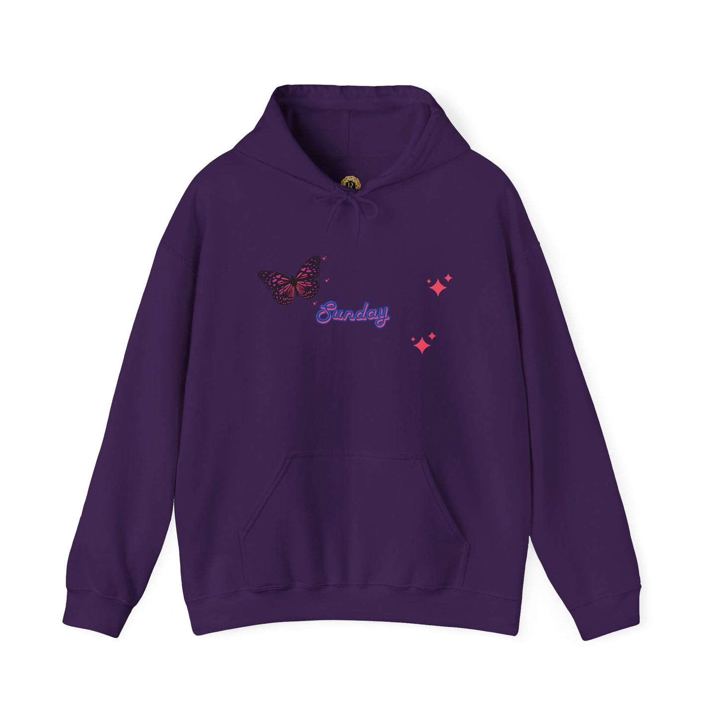 Butterfly Sunday Hoodie Sweatshirt For Women