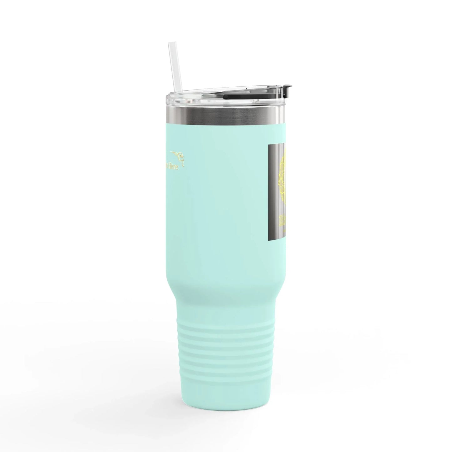 RizQ Life 40oz Insulated Travel Tumbler with Handle