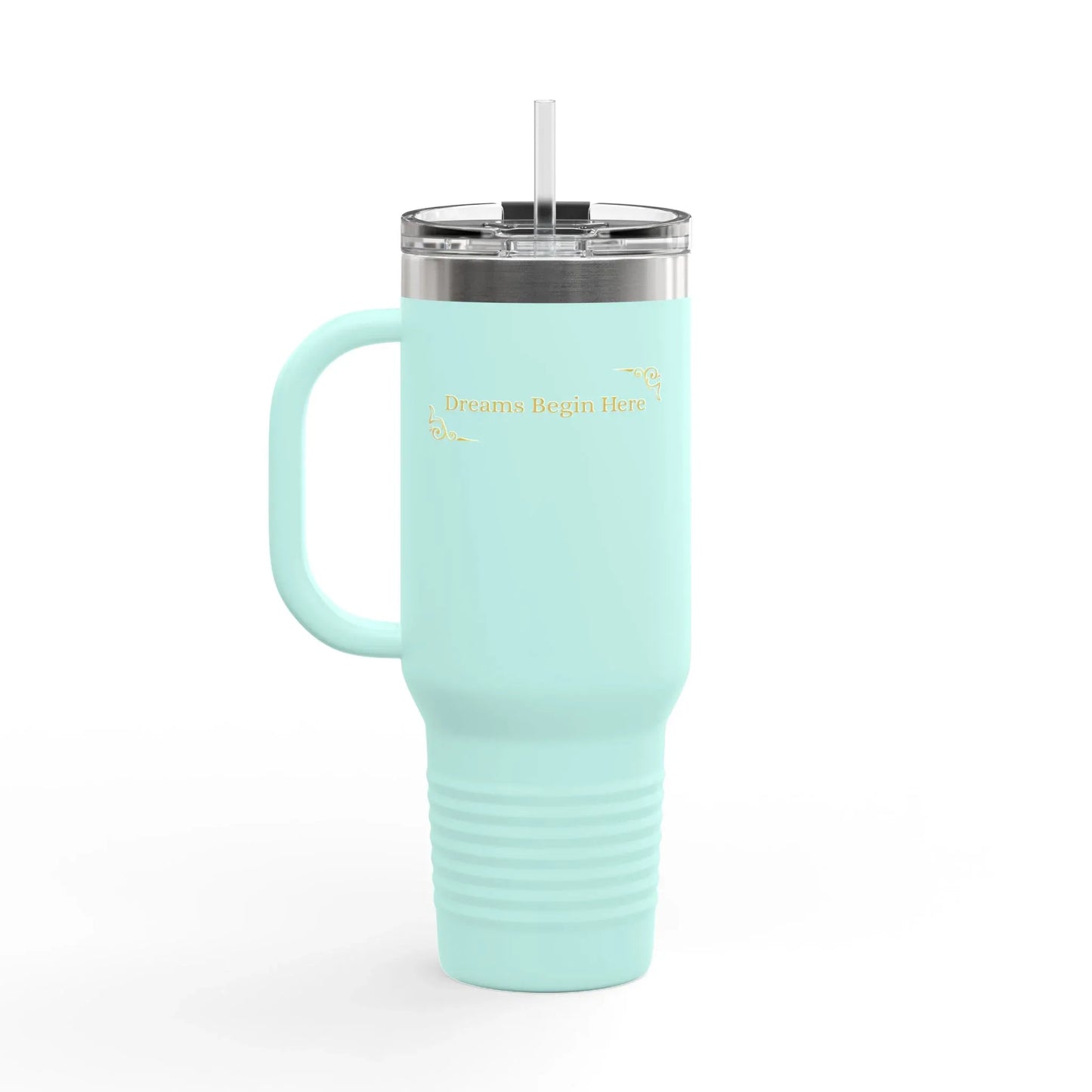 RizQ Life 40oz Insulated Travel Tumbler with Handle