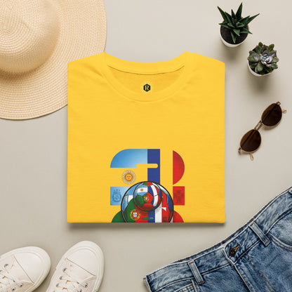 2026 Soccer World Flags T-Shirt | Football Tournament Graphic Tee