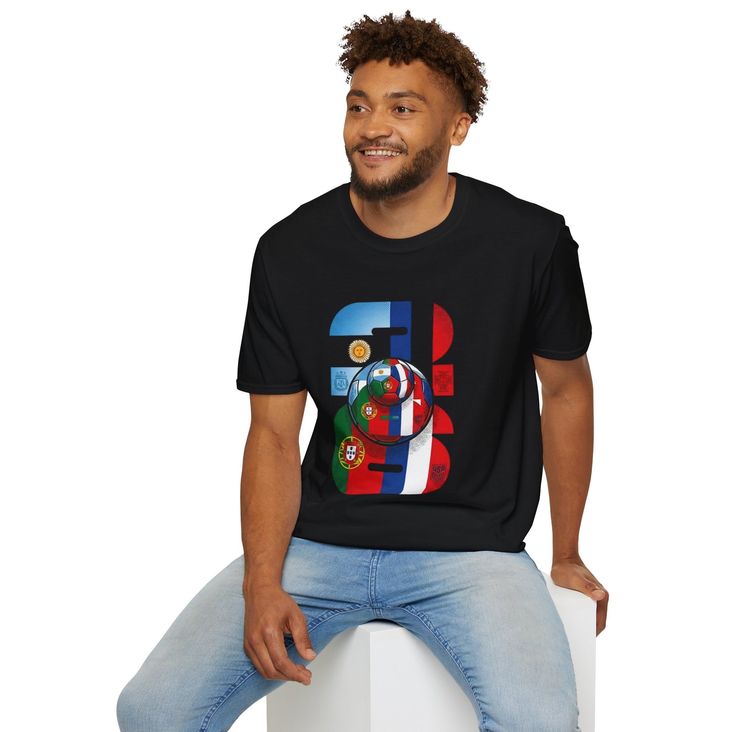2026 Soccer World Flags T-Shirt | Football Tournament Graphic Tee