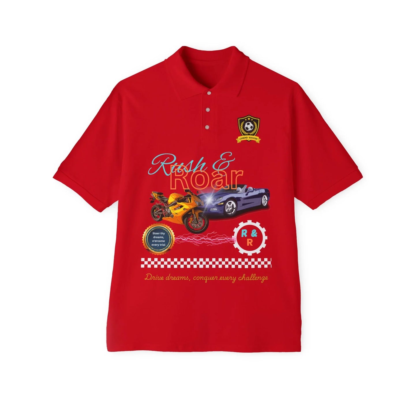 Graphic Men's Polo Shirt - RizQ Life 