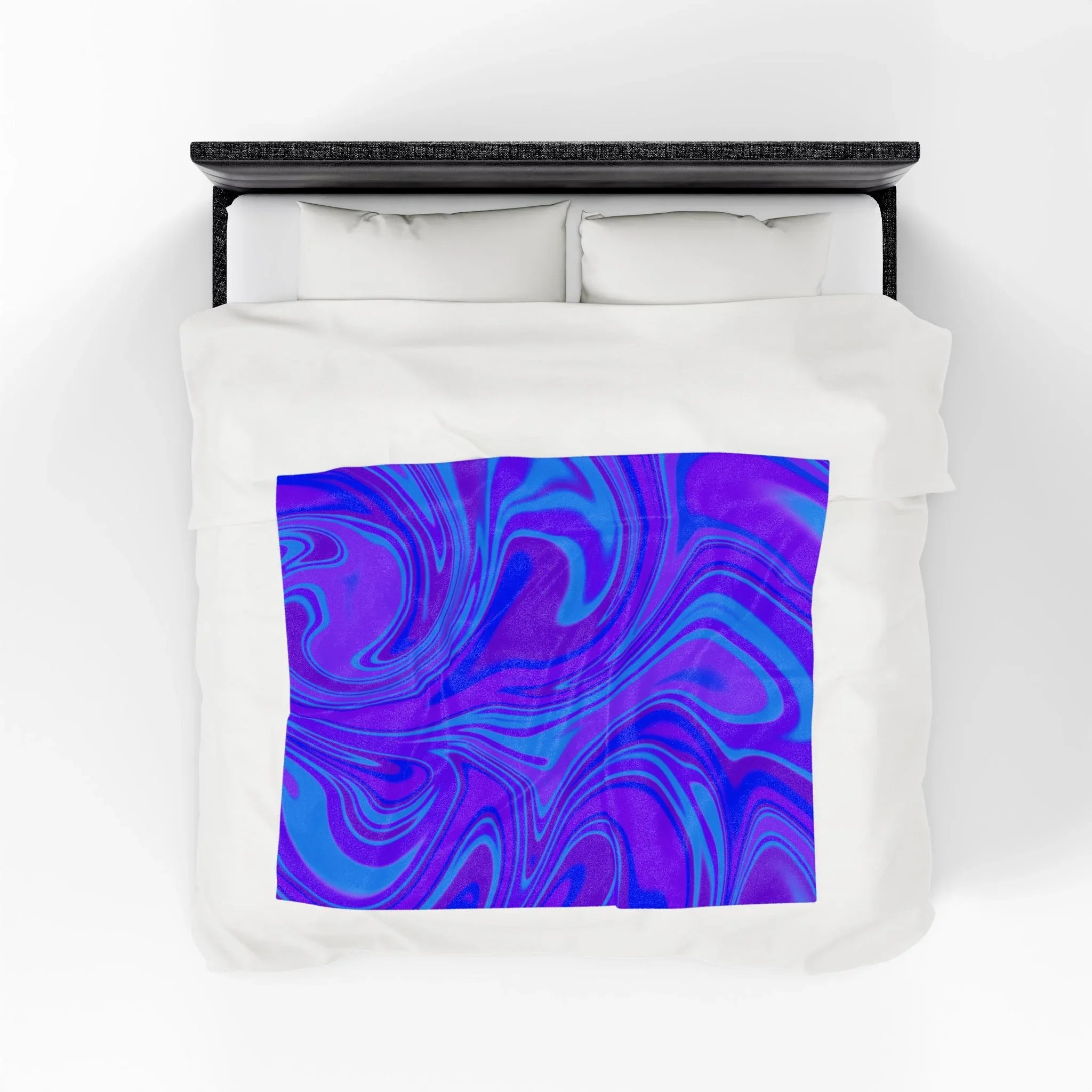 Velveteen Plush Blanket - Vibrant Abstract Cozy Throw for Home Decor - RizQ Life 