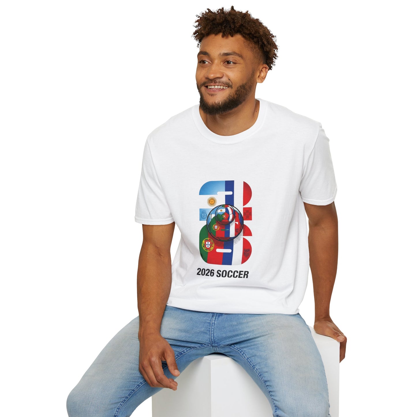 2026 Soccer World Flags T-Shirt | Football Tournament Graphic Tee