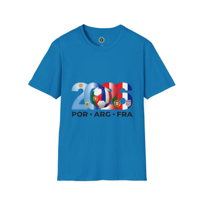 2026 Soccer Unisex Shirt | POR ARG FRA USA Football Tee