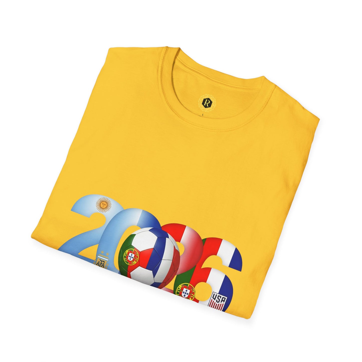 2026 Soccer Unisex Shirt | POR ARG FRA USA Football Tee