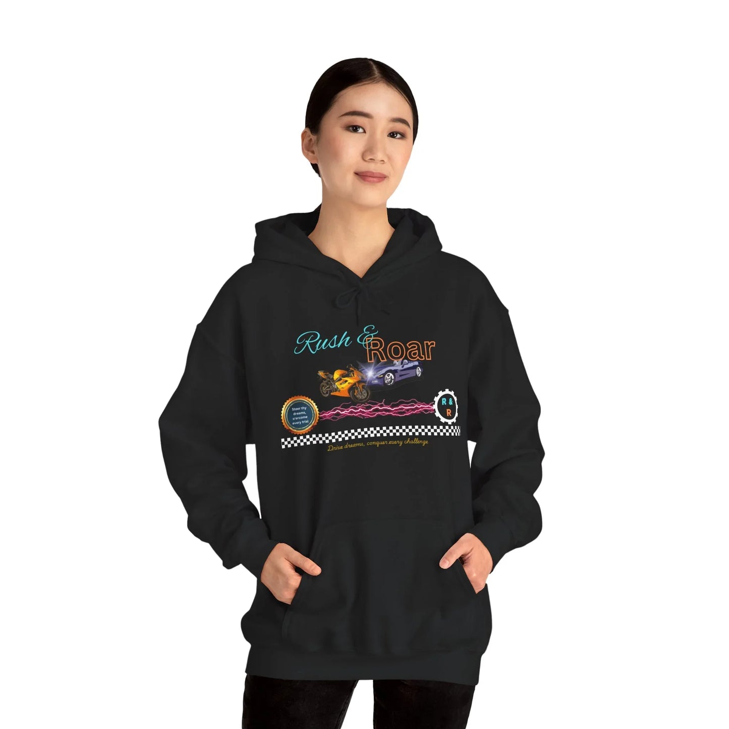 Vintage Car Hoodie - Cool and Cozy Unisex Sweatshirt for Road Trips - RizQ Life 