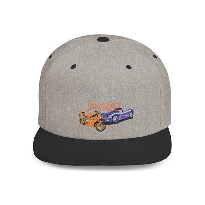 Rush & Rore Vintage Game Snapback Cap — Flat Bill Car Lover Hat